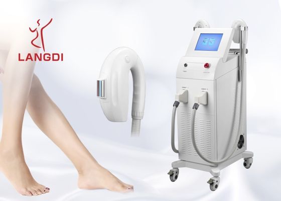 Машина удаления волос 2 Handpieces безболезненная Ipl Shr для салона красоты